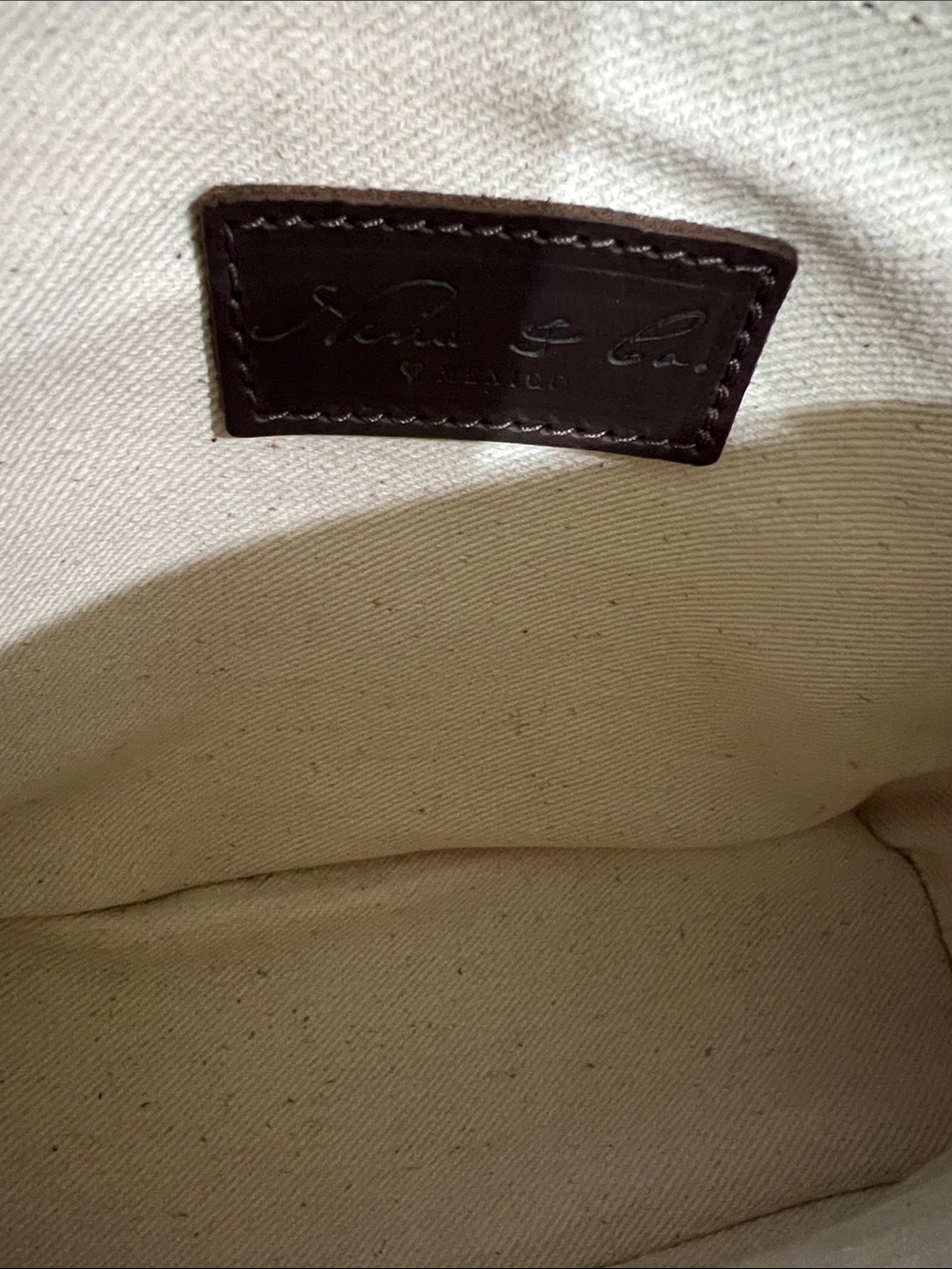 Nena & Co Leather & Wool  Southwestern Pattern Crossbody - Picture 11 of 16